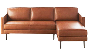 Hình ảnh của Sofa L bọc da kiểu dáng hiện đại